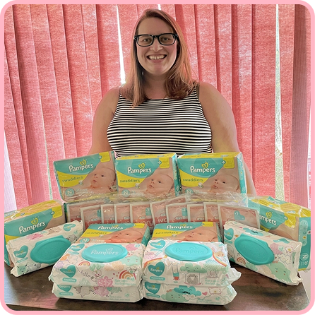 Giveaway Winner Kristine on signup page